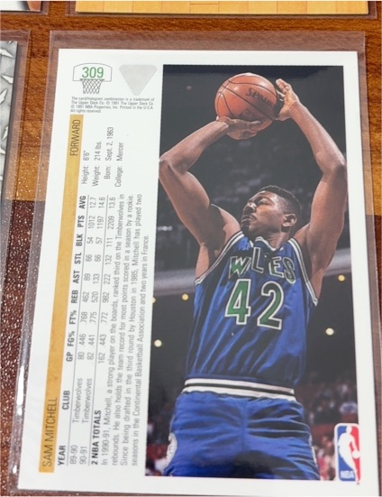 1996 Upper Deck #309 Sam Mitchell — front