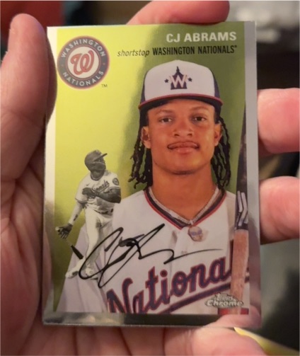 2023 Topps Chrome Platinum Anniversary #319 CJ Abrams — front