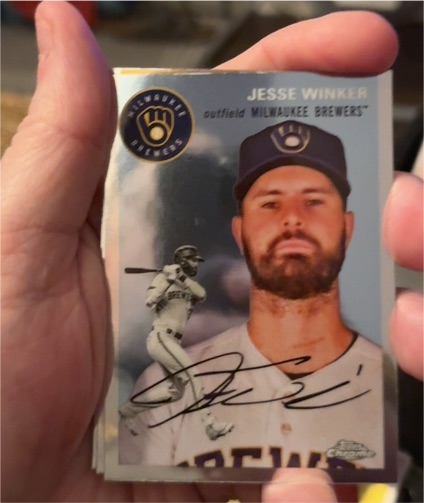 2023 Topps Chrome Platinum Anniversary #264 Jesse Winker — front