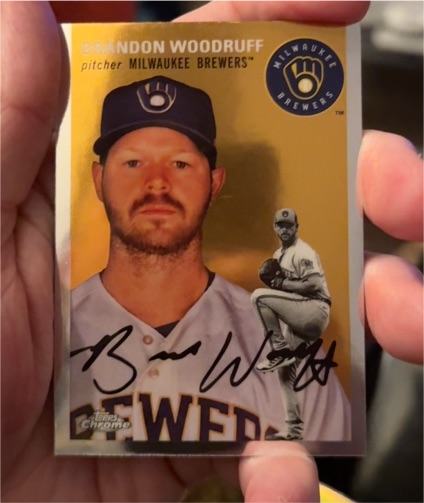 2023 Topps Chrome Platinum Anniversary #227 Brandon Woodruff — front
