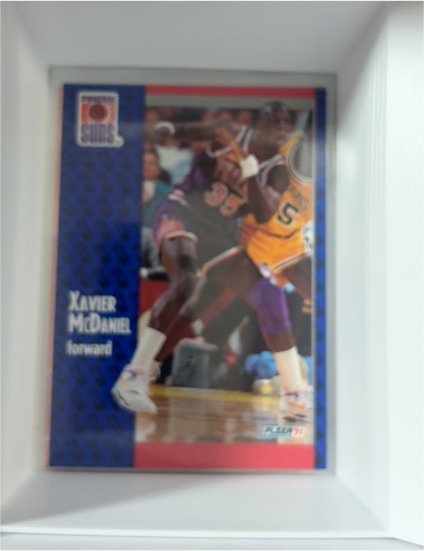 1991-92 Fleer #164 Xavier McDaniel — front