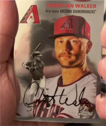 2023 Topps Chrome Platinum Anniversary #185 Christian Walker — front