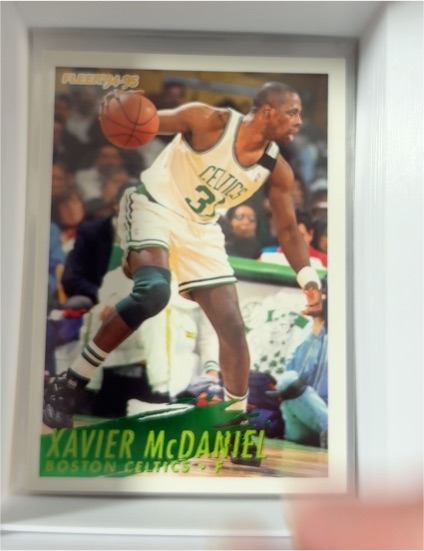 1994-95 Fleer #15 Xavier McDaniel — front