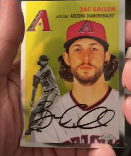 2023 Topps Chrome Platinum Anniversary #196 Zac Gallen Arizona Diamondbacks — front
