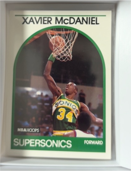 1989-90 Hoops #70 Xavier McDaniel — front