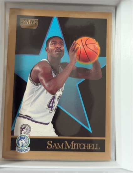 1990-91 SkyBox #171 Sam Mitchell — front