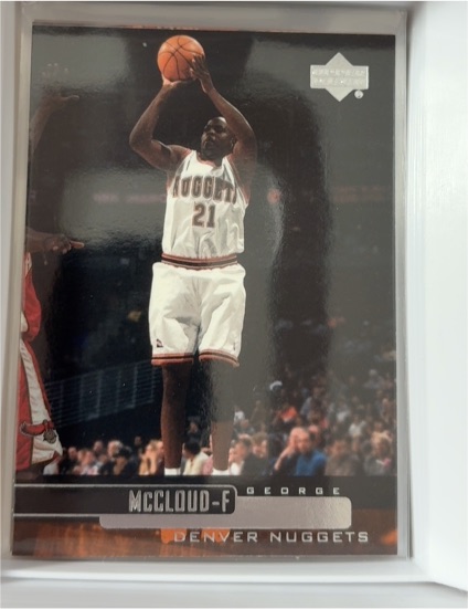 1999-00 Upper Deck #211 George McCloud — front