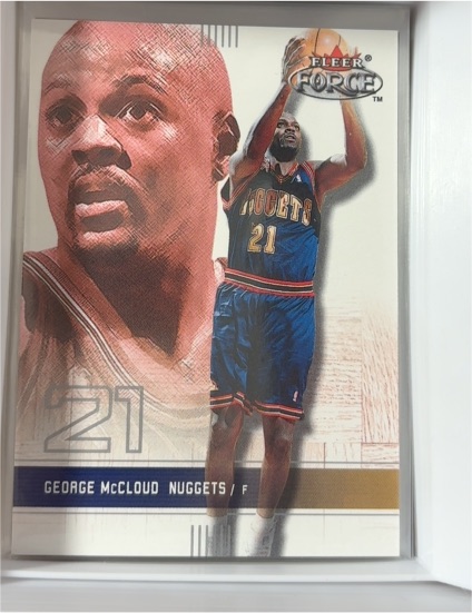 2001-02 Fleer Force #165 George McCloud — front