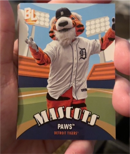 2024 Topps Big League Mascots #M-11 Paws Detroit Tigers — front