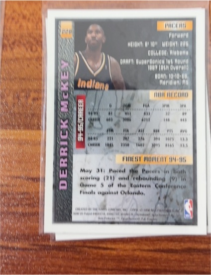 1994-95 Fleer #91 Derrick McKey — front