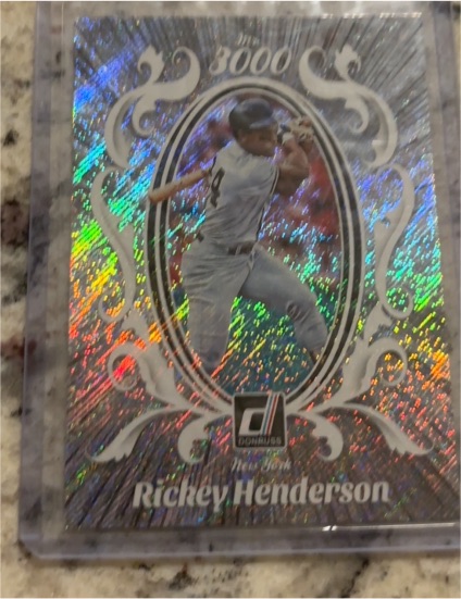 2023 Panini Donruss #M3K-1 Rickey Henderson Mr. 3000 Rapture — front