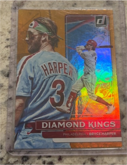 2022 Donruss #17 Bryce Harper Diamond Kings — front