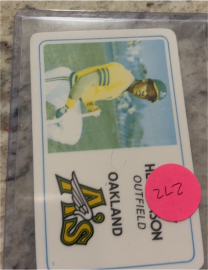 1981 Perma-Graphics #019 Rickey Henderson — front