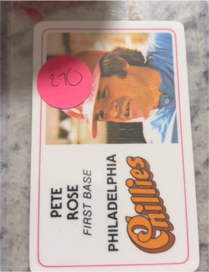 1981 Topps Perma-Graphics #005 Pete Rose — front