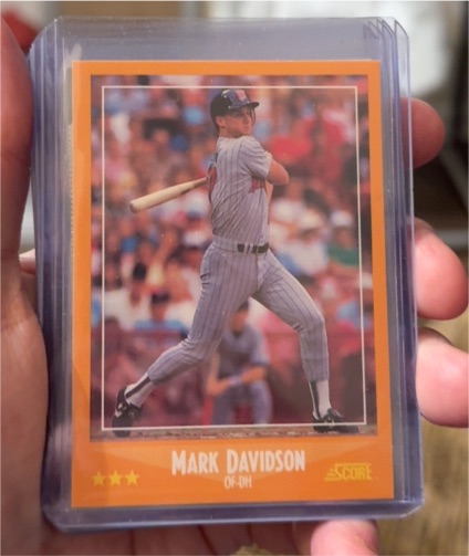 1988 Score #570 Mark Davidson — front