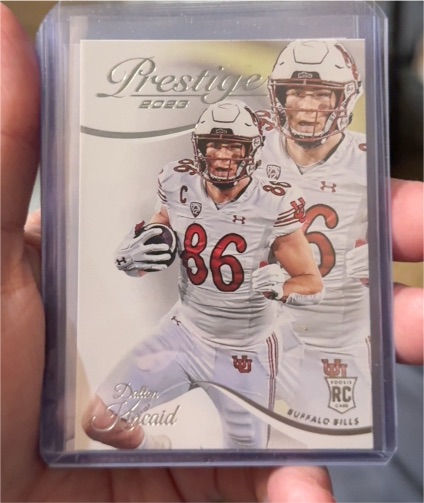 2023 Panini Prestige #322 Dalton Kincaid — front