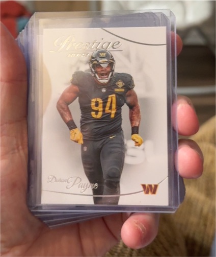 2023 Panini Prestige #294 Daron Payne — front