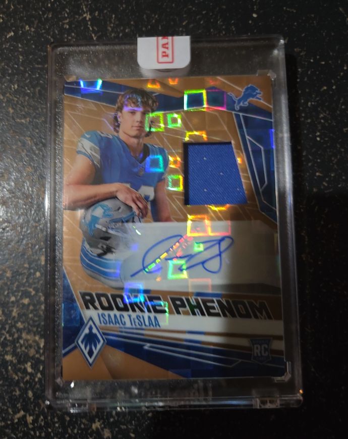 2025 Panini Phoenix #RPJ-ITA Isaac TeSlaa Rookie Phenom Jersey Auto — front