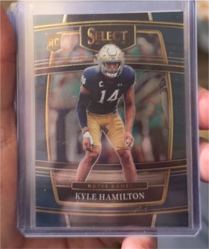 2022 Panini Select Draft Picks #21 Kyle Hamilton — front