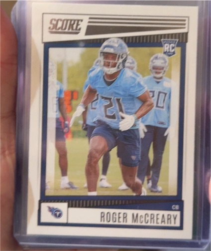 2022 Panini Score #347 Roger McCreary Rookie — front
