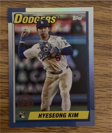 2025 Topps Update #U90-13 Hyeseong Kim — front