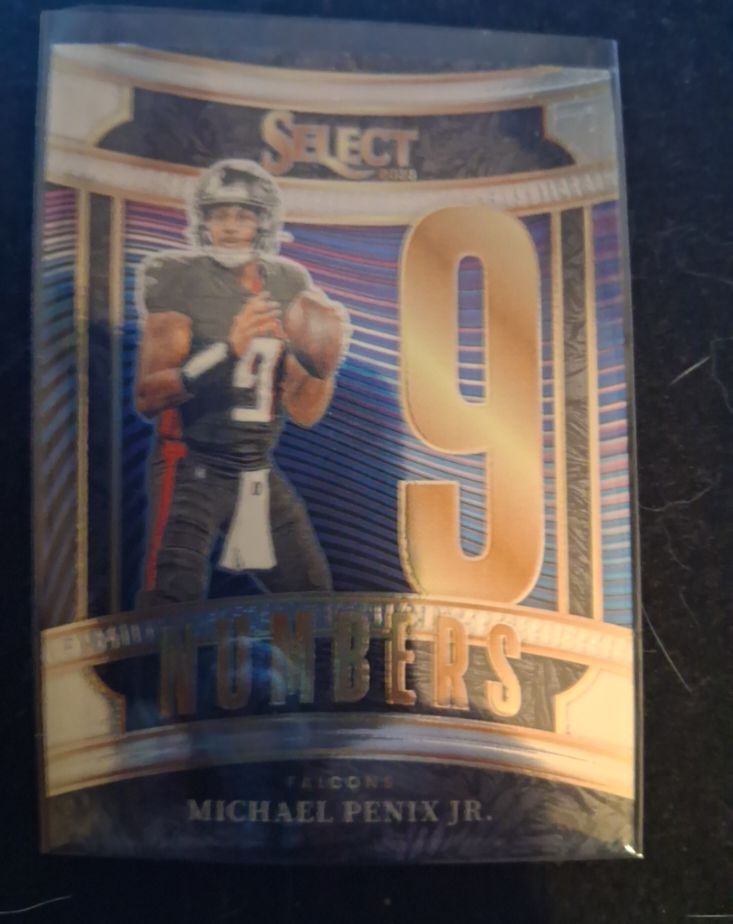 2025 Panini Select Numbers #9 Michael Penix Jr. — front