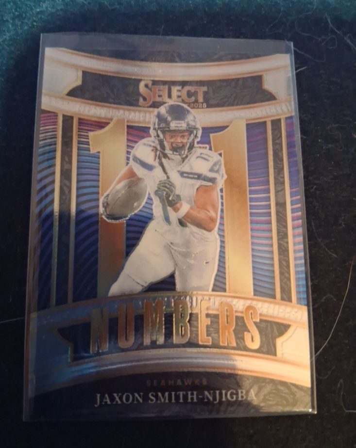 2025 Panini Select #20 Jaxon Smith-Njigba Numbers — front