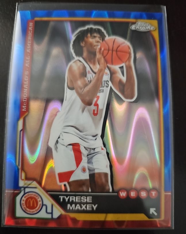 2025 Topps Chrome McDonald's All American #80 Tyrese Maxey West — front