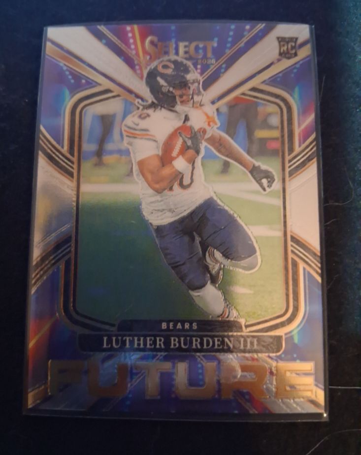 2025 Panini Select #3 Luther Burden III Future Rookie Chicago Bears — front