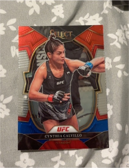 2023 Panini Select UFC #22 Cynthia Calvillo — front
