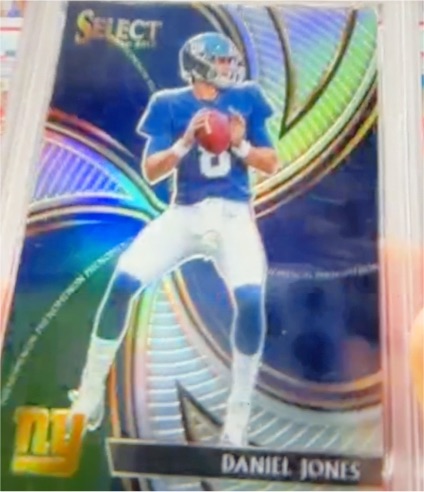 2019 Panini Select Phenomenon Silver Prizm #20 Daniel Jones — front