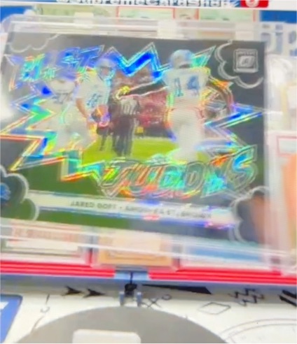 2025 Panini Donruss Optic #9 Jared Goff Best Tuddys — front