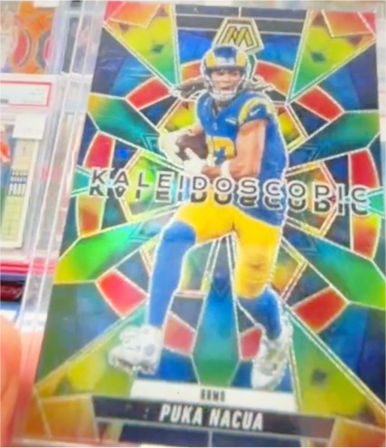 2025 Panini Mosaic Kaleidoscopic #18 Puka Nacua — front