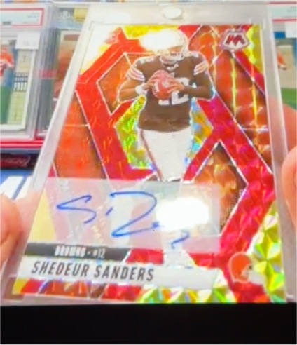 2025 Panini Mosaic #302 Shedeur Sanders — front