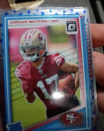 2025 Panini Donruss Optic #289 Jordan Watkins Rated Rookie — front