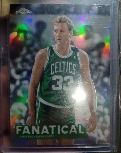 2025-26 Topps Chrome #FAN-17 Larry Bird — front