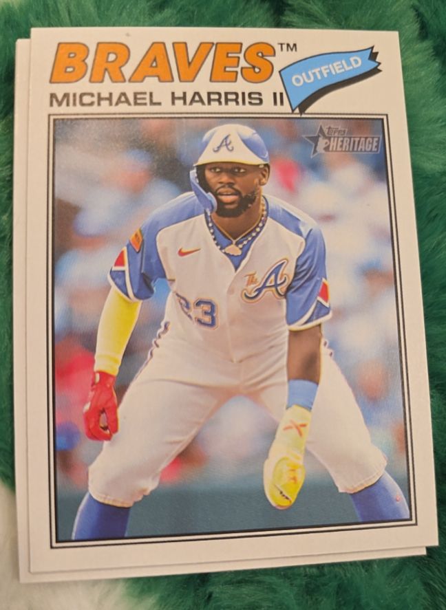 2026 Topps Heritage #342 Michael Harris II — front