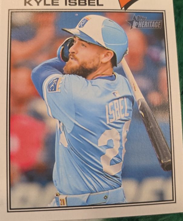 2026 Topps Heritage #365 Kyle Isbel — front