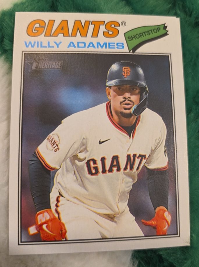 2026 Topps Heritage #327 Willy Adames — front