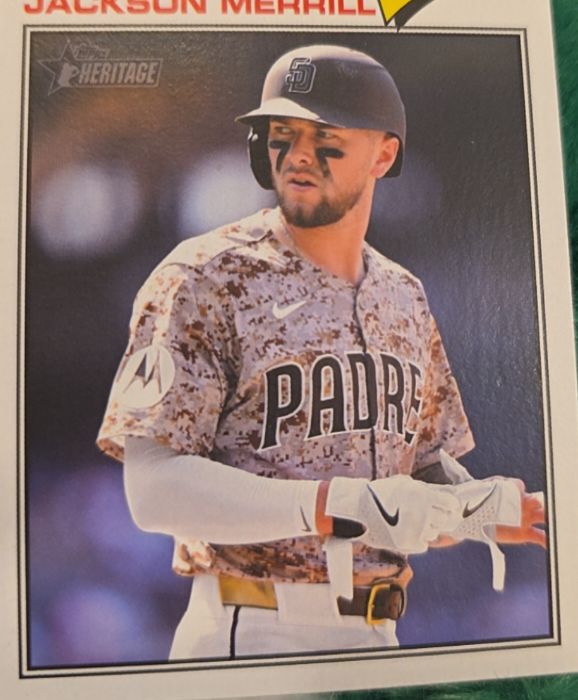 2026 Topps Heritage #351 Jackson Merrill — front