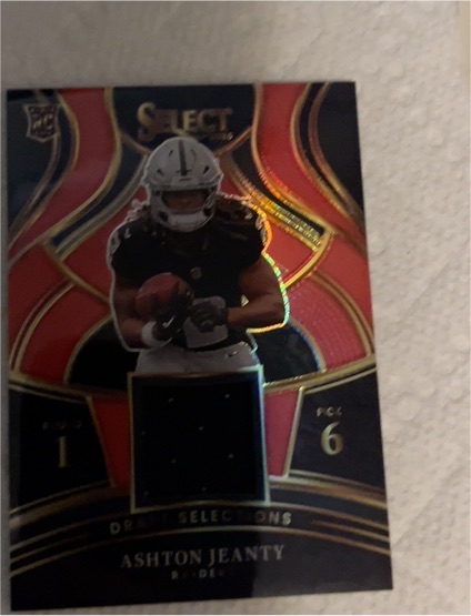 2025 Panini Select Draft Selections #DSM-AJY Ashton Jeanty — front