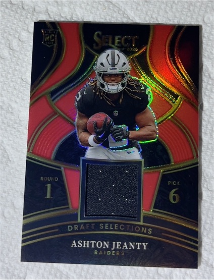2025 Panini Select Draft Selections #DSM-AJY Ashton Jeanty — front