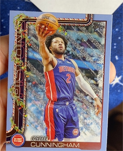 2025-26 Topps Holiday #H32 Cade Cunningham — front