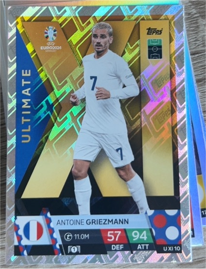 2024 Topps Match Attax UEFA Euro Ultimate XI #UXI10 Antoine Griezmann — front