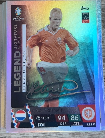 2024 Topps Match Attax Euro #LSS 11 Ronald Koeman — front