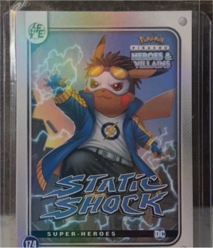 2022 Heros & Villains Flash Edition #174 Static Shock (Pikachu) — front