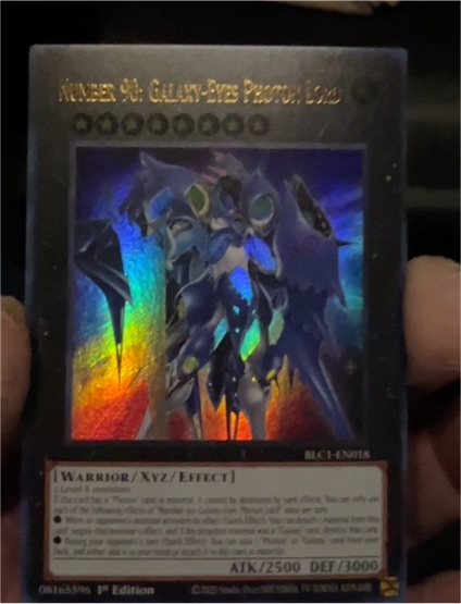 Yu-Gi-Oh! Number 90: Galaxy-Eyes Photon Lord BLC1-EN018 — front