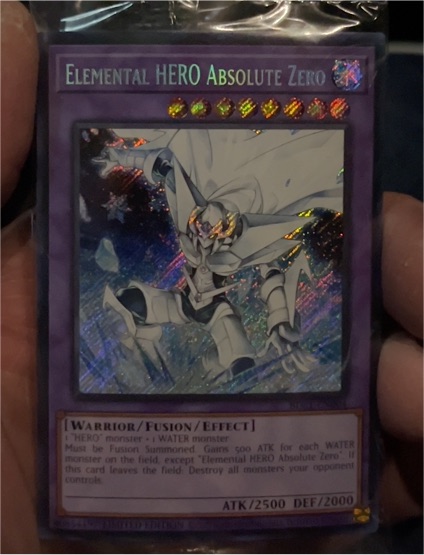 2011 Yu-Gi-Oh! Elemental HERO Absolute Zero #ENSE1 — front