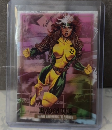 2024 Skybox Marvel Masterpieces '92 Platinum #79 Rogue — front