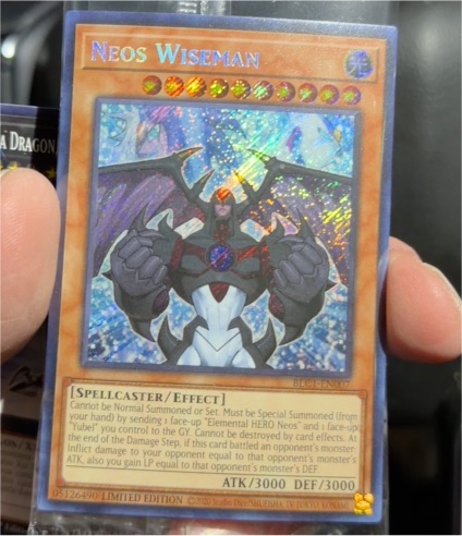 Yu-Gi-Oh! Neos Wiseman BLC1-EN007 — front